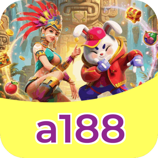 Interface do aplicativo a188 mostrando jogos disponíveis no iOS e Android